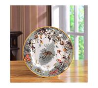HXZJUIKL Bols à fruits Assiettes en porcelaine pour servir le dîner Plateau à fruits Assiette en céramique personnalisée Décoration de cuisine Cadeaux Panier à fruits Blanc