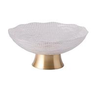 HXZJUIKL Corbeille à fruits - Assiette de dîner de luxe pour cuisine, chambre, salon - Assiette à fruits - Assiette à fruits - Plateaux pour la maison - Blanc L