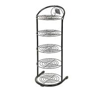 HXZJUIKL Étagère à chaussures verticale simple en métal multicouche avec portes en fer forgé pour placard, salon, entrée (30,5 cm x 28,2 cm x 26,4 cm x 70,6 cm (l x P x H)