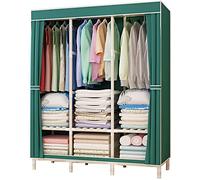 HXZJUIKL Garde-robe portable en tissu - Armoire ouverte - 126 x 170 x 45 cm