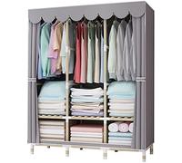 HXZJUIKL Garde-robe portable en tissu - Armoire ouverte - 126 x 170 x 45 cm