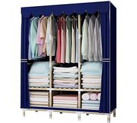 HXZJUIKL Garde-robe portable en tissu - Armoire ouverte - 126 x 170 x 45 cm