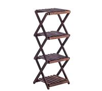HXZJUIKL Support pour Plantes, Étagère pour Plantes, Table pour Plantes, Support pour Plantes À Plusieurs Niveaux, Support Pliable pour Pots De Fleurs en Bois, Gain De P(A-90 * 37 * 28Cm)