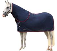 Hy - "DefenceX System WicX" Combo-col hybride Couverture de pacage Cooler pour chevaux BZ6110 (152cm) (Marine)