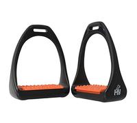 HY Equestrian Étriers HyJump Compositi Reflex - Semelle pivotante pour équitation - Libération rapide