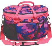 Hy - motif camouflage - Sac de soins pour chevaux "DynaForce" BZ5140 (taille unique) (framboise/bleu marine)