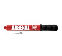 Hy-Pro Arsenal Grande Pompe de gonflage Portable à Double Action sous Licence Officielle - Pompe de Football également adaptée pour Le Rugby, Le Basket-Ball, Le Netball - Compact et léger avec