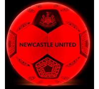 Hy-Pro Arsenal Newcastle United Ballon de Football Lumineux à LED Taille 5 avec lumières phosphorescentes Activation des Chocs Arrêt Automatique Convient à Tous Les âges