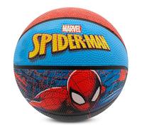 Hy-Pro Ballon de Basket Spider-Man sous Licence Officielle Taille 5 - pour l'intérieur et l'extérieur - avec Design Marvel et Graphique Spider-Man accroupi - Petit Ballon de Basketball - Matériau