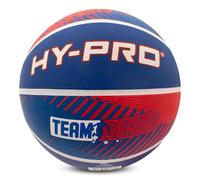 Hy-Pro Ballon de Basket - Taille 7 - Série Team - Rouge/Bleu - avec matériau en Caoutchouc résistant - Saut Haut - Grip à Picots pour Un Meilleur contrôle - Ballon de Basket de Loisirs
