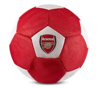Hy-Pro Ballon de football Arsenal sous licence officielle - Ballon géant en maille de 35,5 cm pour football et jeux multisports à l'intérieur et à l'extérieur - Ballon souple et rebondissant avec logo