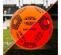 Hy-Pro Ballon de Football Lumineux à LED Taille 5 - Jouet avec lumières activées par Les Chocs et Pompe - Ballon Lumineux avec arrêt Automatique et adhérence améliorée pour Les Jeux de Nuit