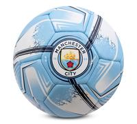 Hy-Pro Ballon de Football Manchester City F.C. sous Licence Officielle - Taille 1 - Motif Turbine - Marchandise Man City - pour Enfants et Adultes