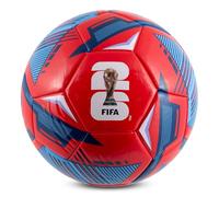 Hy-Pro Ballon de Football réflexe FWC26 sous Licence Officielle Taille 5 - Ballon d'entraînement avec Motif trophée et Graphiques des Nations hôtes, Cadeaux de Football pour garçons - Motif Coupe du