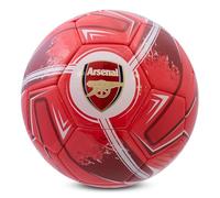 Hy-Pro Ballon de Football sous Licence Officielle Arsenal F.C. - Taille 5, Motif Turbine, Marchandise Arsenal, The Gunners, entraînement, Match à Collectionner, pour Enfants et Adultes