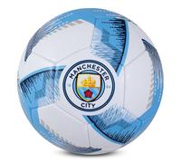 Hy-Pro Ballon de Football sous Licence Officielle Mancehster City F.C. - Taille 5, Design Blitz, Marchandise, entraînement, Match, Collection pour Enfants et Adultes