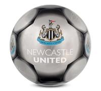 Hy-Pro Ballon de Football sous Licence Officielle Newcastle United F.C. Classic Signature - Métallique, Taille 5, NUFC, entraînement, Match, Marchandise, à Collectionner pour Enfants et Adultes, Noir