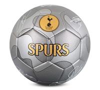 Hy-Pro Ballon de Football sous Licence Officielle Tottenham F.C. Silver Camo Signature | Taille 5, Spurs, entraînement, Match, Marchandise, à Collectionner pour Enfants et Adultes