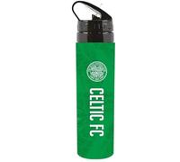 Hy-Pro Bouteille en aluminium sous licence officielle Celtic F.C. - 750 ml, paille pliable intégrée, étanche, légère, excellente idée cadeau de football