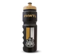 Hy-Pro Bouteille en plastique sous licence officielle Newcastle United F.C. - 750 ml, bouteille d'eau, 0,75 l, réutilisable, buse rétractable, légère, bouteille de sport, sans BPA