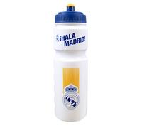 Hy-Pro Bouteille en plastique sous licence officielle Real Madrid CF - 750 ml, bouteille d'eau, 0,75 l, réutilisable, buse rétractable, légère, bouteille de sport, sans BPA, excellente idée cadeau de