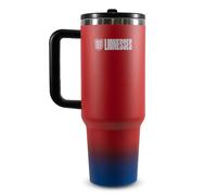 Hy-Pro Bouteille isotherme en métal avec paille - Bouteille d'eau portable pour le sport et un usage quotidien - Motif lionnes - 1,18 l