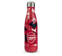 Hy-Pro Bouteille isotherme sous licence officielle Arsenal F.C. - Acier inoxydable, double paroi, bouteille isotherme, design décoloré, légère, étanche, excellente idée cadeau de football
