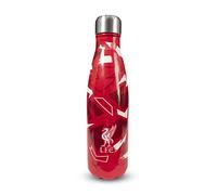Liverpool F.C. Hy-Pro Bouteille isotherme sous licence officielle - Acier inoxydable, double paroi, bouteille isotherme, design délavé, légère, étanche, excellente idée cadeau de football
