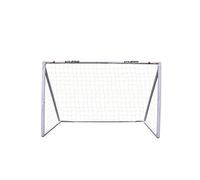 Hy-Pro But de Football Durable en UPVC, 1,8 x 1,2 m, résistant aux intempéries, But à Fort Impact avec mécanisme de Verrouillage pour Jeunes Joueurs - Comprend des piquets d'ancrage pour Une