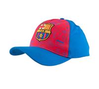 Hy-Pro Casquette de baseball sous licence officielle Barcelone - Matériau de qualité avec sangle réglable - Accessoires confortables pour fans de sport - Chapeau de football élégant rouge et bleu pour