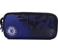 Hy-Pro Chelsea FC Sac de Rangement pour Chaussures de Football - Bleu et Noir avec Logo du Club, Fermeture éclair, Sac de Transport Durable pour Chaussures et Crampons