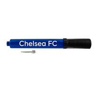 Hy-Pro Chelsea Grande Pompe de gonflage Portable Double Action sous Licence Officielle - Pompe de Football également adaptée pour Le Rugby, Le Basket-Ball, Le Netball - Compact et léger avec Aiguille