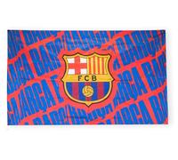 Hy-Pro Drapeau officiel de Barcelone 1,5 x 0,9 m - Bannière nationale de football en polyester pour la maison et les matchs - Équipement de supporters avec grand blason et détails du drapeau rouge et