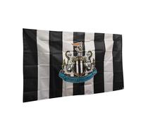 Hy-Pro Drapeau sous licence officielle Newcastle United F.C. 1,5 x 0,9 m - NUFC, drapeau de football, Newcastle F.C., marchandise Newcastle United, cadeau Newcastle United