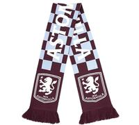 Hy-Pro Écharpe sous licence officielle Aston Villa F.C - Motif à carreaux, écharpe de supporters avec la marque emblématique du club