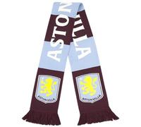 Hy-Pro Écharpe sous licence officielle Aston Villa F.C - Motif à rayures, écharpe de supporters avec la marque emblématique du club