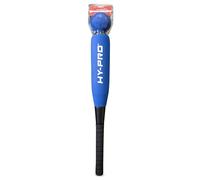 Hy-Pro Ensemble batte et balle de baseball en mousse - Bleu, doux au toucher, idéal pour les enfants, poignée antidérapante, batte en mousse de 61 cm, balle en mousse, jouet doux, jeu en plein air