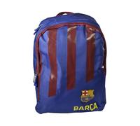 Hy-Pro FC Barcelona Sac à dos avec blason Bleu et marron rayé Plusieurs compartiments