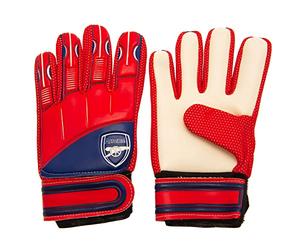 Hy-Pro Gants de gardien de but sous licence officielle Arsenal FC Junior Design Delta Goalie avec sangle de paume forte pour haute performance Garçons et filles