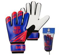 Hy-Pro Gants de Gardien de But sous Licence Officielle FC Barcelona pour Enfants et Adolescents - Paumes rembourrées antidérapantes - Taille 5 ou 7 - Cadeaux Barcelone pour garçons (Taille 7)