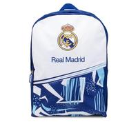 Hy-Pro Grand sac à dos sous licence officielle Real Madrid CF Storm - Léger - Sac à dos d'école, excellent cadeau de football, produit Real Madrid