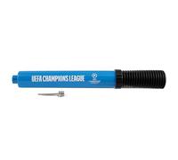 Hy-Pro Grande Pompe de gonflage Portable UEFA Champions League - Double Action - Convient également pour Le Rugby, Le Basket-Ball, Le Netball - Légère avec Aiguille - pour Tous Les Ballons de Sport