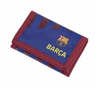 Hy-Pro International FC Barcelone Portefeuille rayé - Design Compatible Bleu et Rouge, Style Officiel, Produit de Football Durable, Cadeau pour Les Fans