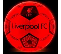 Hy-Pro Liverpool Ballon de Football Lumineux Taille 5 avec LED Phosphorescent, lumières activées par Les Chocs, arrêt Automatique, Convient à Tous Les âges