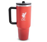 Hy-Pro Liverpool Bouteille isotherme avec poignée en métal avec paille pour le sport et un usage quotidien Motif Liverpool 1,18 l