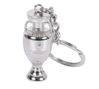 Hy-Pro Porte-clés Euro 2024, sous licence officielle, produit Euro 2024, Argenté., Taille unique, Porte-clés trophée 3D