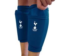 Hy-Pro Protège-tibias sous licence officielle Tottenham F.C. avec manchon de chaussettes, respirant, léger, durable, équipement de protection, éperons, marchandise, excellente idée cadeau de football