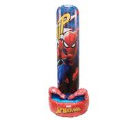 Hy-Pro Sac de Boxe Gonflable Spiderman sous Licence Officielle avec Gants de Boxe - Sac de Boxe sur Pied pour Enfants, Jouets et Cadeaux, 5 Ans et Plus