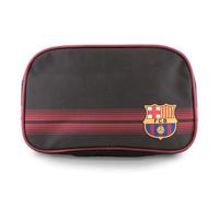Hy-Pro Sac de Sport de Football Barcelone sous Licence Officielle - Sac de Voyage pour Homme (23 x 16,5 x 10 cm) - Accessoire Compact au Design Noir élégant