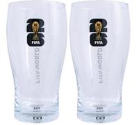 Hy-Pro Verre à Pinte Officiellement sous Licence FIFA Coupe du Monde 2026 (Lot de 2)